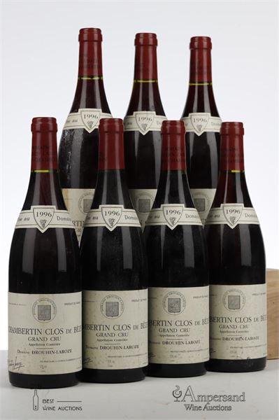CHAMBERTIN CLOS DE BEZE 1996 - Drouhin Laroze - 7 Bottles