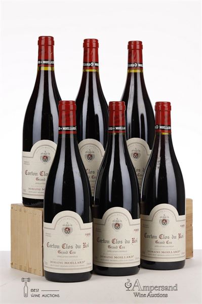 CORTON CLOS DU ROI 1999 - Moillard - 6 Bottles - Owc 6