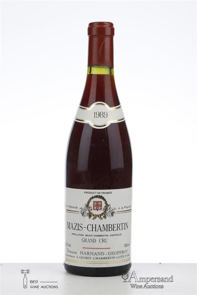 MAZIS CHAMBERTIN 1989 - Harmand Geoffroy - 1 Bottle