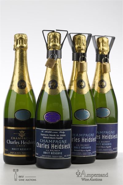 CHARLES HEIDSIECK 1996 + 1997 - Charles Heidsieck - 4 Bottles