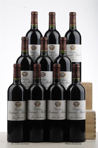 SOCIANDO MALLET 1*2004 + 1*2005 + 1*2006 + 1*2008 + 4*2009 + 2*2010   - Mc - 10 Bottles