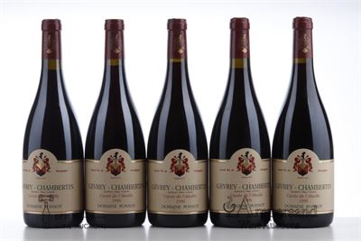 GEVREY CHAMBERTIN CUVEE DE L'ABEILLE 1996 - Ponsot - 5 Bottles