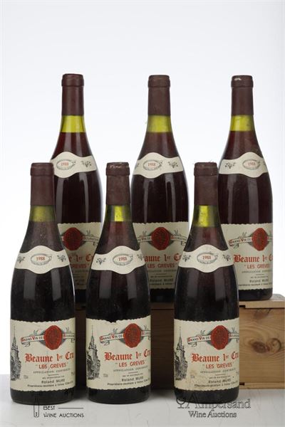 BEAUNE LES GREVES 1988 - Roland Mure - 6 Bottles