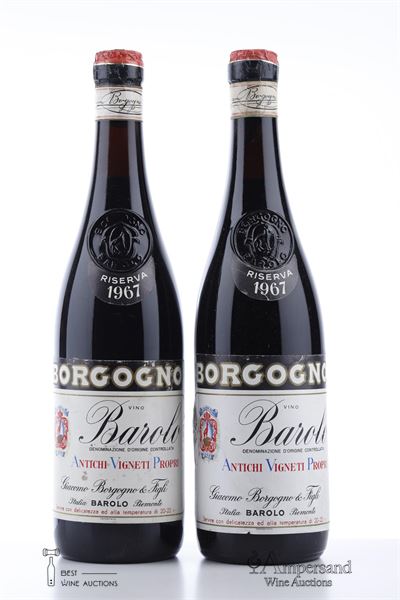 BAROLO RISERVA 1967 - Giacomo Borgogno - 2 Bottles