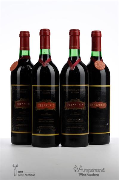 ERRAZURIZ DON MAXIMIANO SPECIAL RESERVE 1989 - Don Maximiano - 4 Bottles