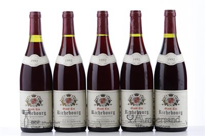 RICHEBOURG 1992 - Denis Mugneret - 5 Bottles