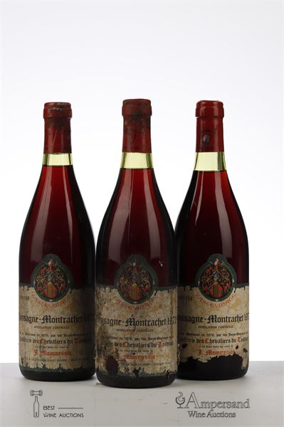 CHASSAGNE MONTRACHET 1972 - Mommessin - 3 Bottles