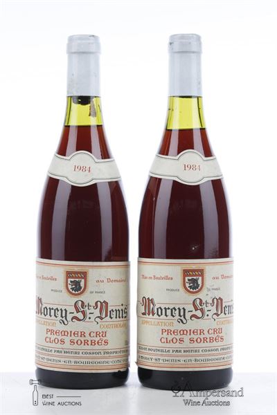 MOREY ST DENIS CLOS SORBES 1984 - Domaine des Lambrays - 2 Bottles