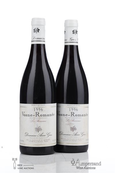 VOSNE ROMANEE LES BARREAUX 1996 - Anne Gros - 2 Bottles