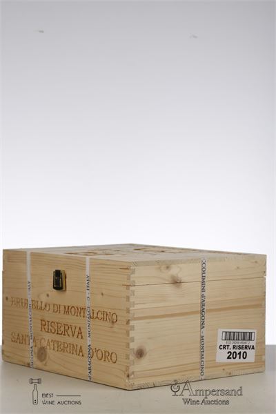 BRUNELLO DI MONTALCINO RISERVA SANTA CATARINA D'ORO 2010 - Ciacci Piccolomini - 6 Bottles - Owc 6