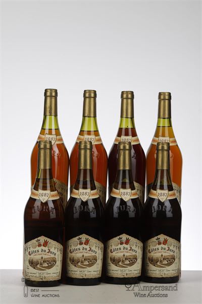 COTES DU JURA BLANC 1987 - Jean Bourdy - 8 Bottles