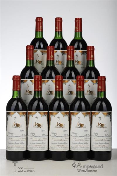 MOUTON BARONNE PHILIPPE 1985 - Mc - 12 Bottles - Owc 12