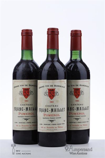FRANC MAILLET 1983 - Mc - 3 Bottles