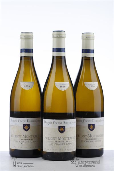PULIGNY MONTRACHET LES CHAMPS GAINS 2016 - Dureuil Janthial - 3 Bottles