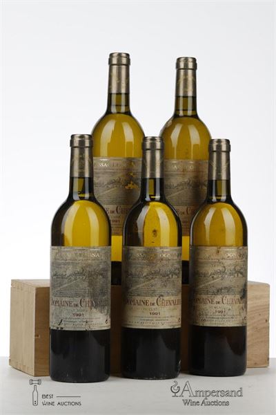 DOMAINE DE CHEVALIER BLANC 1991 - Mc - 5 Bottles