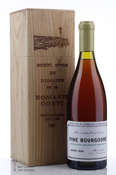FINE BOURGOGNE DE ROMANEE CONTI 1986 - Domaine de la Romanee Conti - Bottled 11/2007 - 1 Bottle - Owc 1