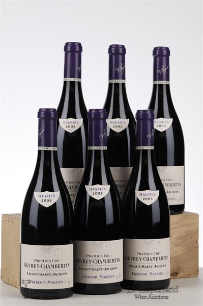 GEVREY CHAMBERTIN LAVAUT ST JACQUES 2005 - Frederic Magnien - 6 Bottles