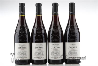 CHATEAUNEUF DU PAPE DOMAINE DE LA JANASSE CUVEE CHAUPIN 2007 - Domaine de la Janasse - 4 Bottles