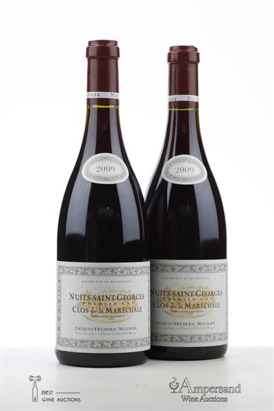 NUITS ST GEORGES CLOS DE LA MARECHALE 2009 - Jacques Frederic Mugnier - 2 Bottles
