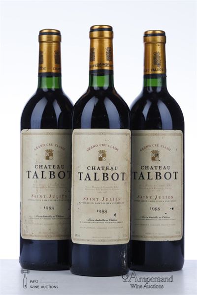 TALBOT 1988 - Mc - 3 Bottles