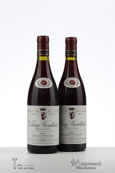 VOLNAY BROUILLARDS 1999 - Georges Glantenay - 2 Bottles