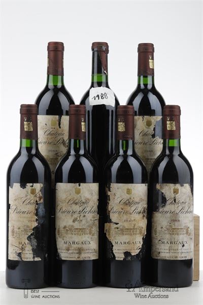 PRIEURE LICHINE 1988 - Mc - 7 Bottles