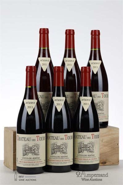 CHATEAU DES TOURS RESERVE 2011 - Rayas - 6 Bottles