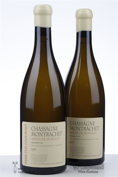 CHASSAGNE MONTRACHET BLANC ABBAYE DE MORGEOT 2019 - Pierre Yves Collin Morey - 2 Bottles