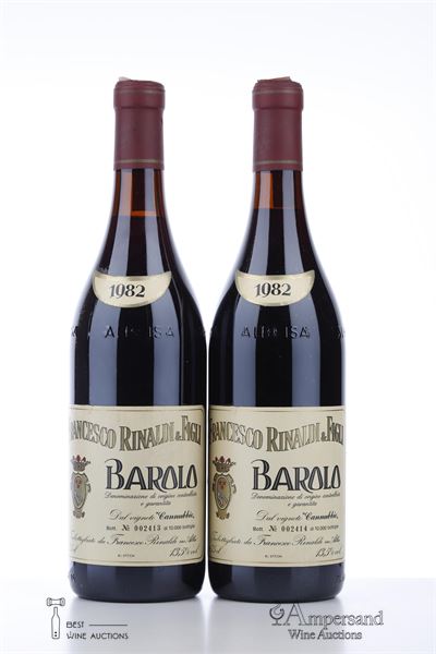 BAROLO CANNUBBIO 1982 - Francesco Rinaldi - 2 Bottles