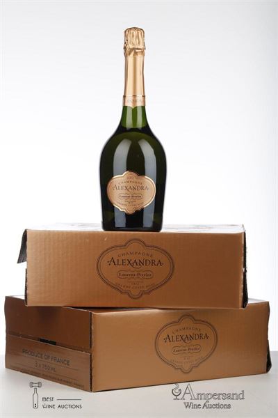 LAURENT PERRIER ROSE CUVEE ALEXANDRA 2007 - Laurent Perrier - 6 Bottles - Oc3