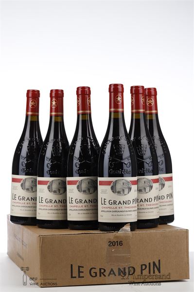 CHATEAUNEUF DU PAPE LE GRAND PIN 2016 - Chapelle Saint Theodoric - 6 Bottles - Oc 6