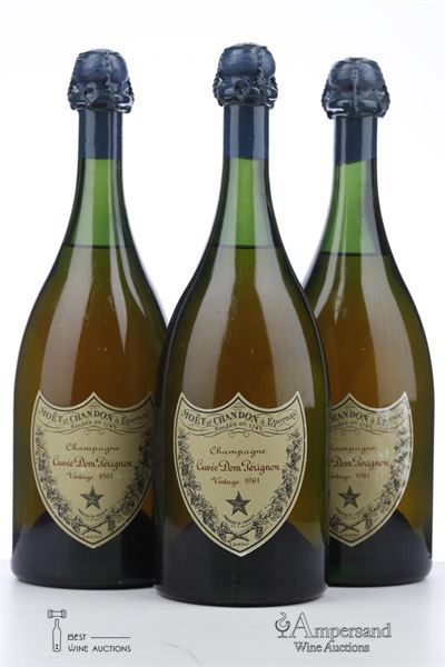 DOM PERIGNON 1961 - Moet et Chandon - 3 Bottles