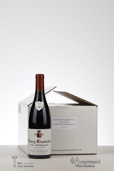 GEVREY CHAMBERTIN LES CHAMPONNETS 2015 - Denis Mortet - 4 Bottles - Oc 6