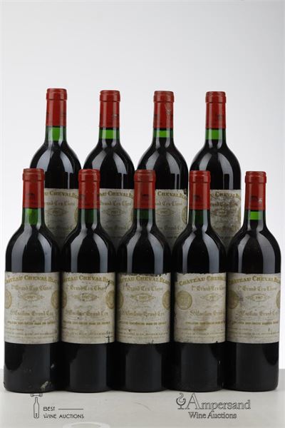 CHEVAL BLANC 1987 - Mc - 9 Bottles