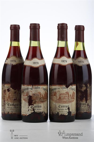 CORTON 1979 - Domaine des Hautes Chappeles - 4 Bottles