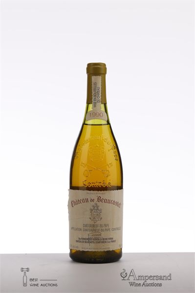 CHATEAUNEUF DU PAPE BLANC BEAUCASTEL 1990 -  1 Bottle