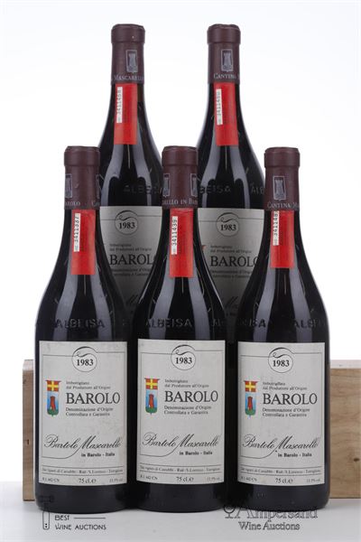 BAROLO CANUBBI 1983 - Bartolo Mascarello  - 5 Bottles
