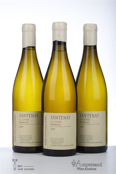 SANTENAY BLANC LA COMME 2009 - Pierre Yves Colin Morey - 3 Bottles