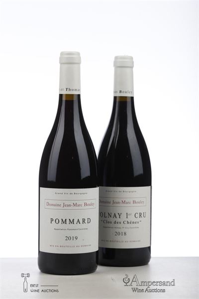 2018 VOLNAY CLOS DES CHENES + 2019 POMMARD  - Jean Marc Bouley - 2 Bottles