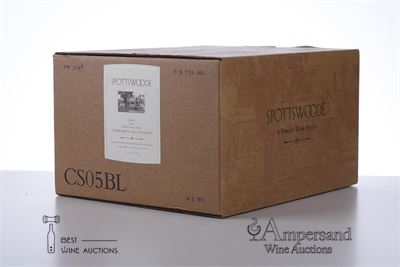 SPOTTSWOODE CABERNET SAUVIGNON 2005 - Spottswoode Estate - 6 Bottles - Oc 6