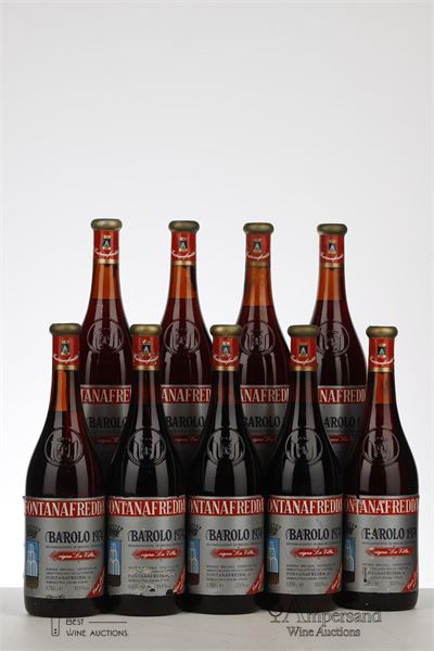 BAROLO VIGNA LA VILLA 1974 - Fontanafredda - 9 Bottles