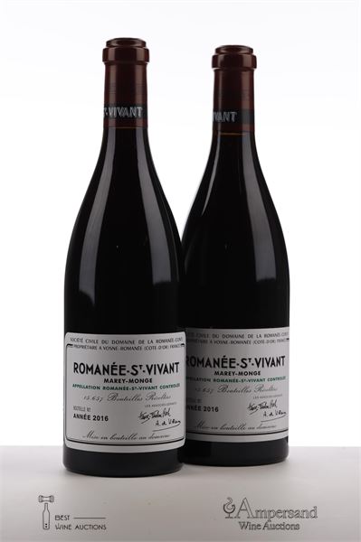 ROMANEE ST VIVANT 2016 - Domaine de la Romanee Conti - 2 Bottles