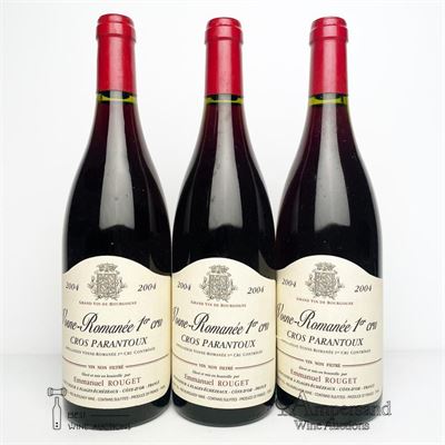 VOSNE ROMANEE CROS PARANTOUX 2004 - Emmanuel Rouget - 3 Bottles