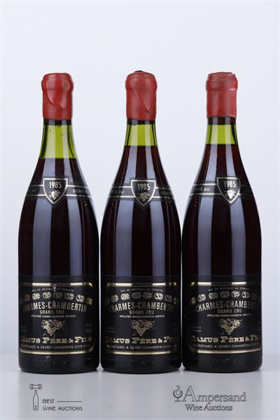 CHARMES CHAMBERTIN 1985 - Camus - 3 Bottles