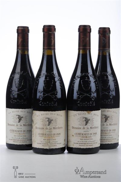 CHATEAUNEUF DU PAPE LA REINE DES BOIS 2004 - Domaine de la Mordoree - 4 Bottles