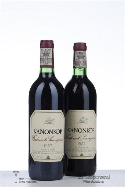 KANONKOP CABERNET SAUVIGNON 1987 - Kanonkop - 2 Bottles