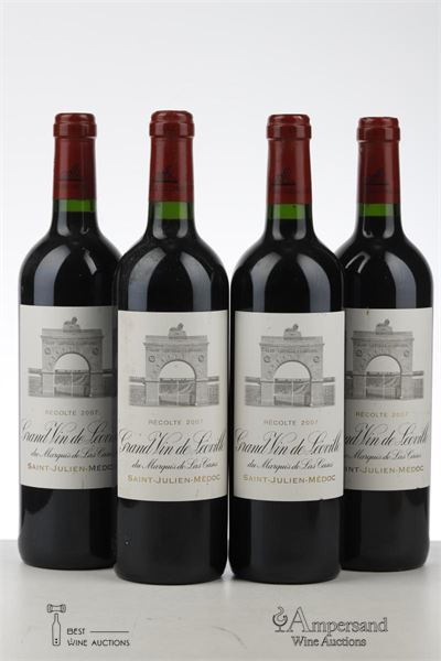 LEOVILLE LAS CASES 2007 - Mc - 4 Bottles