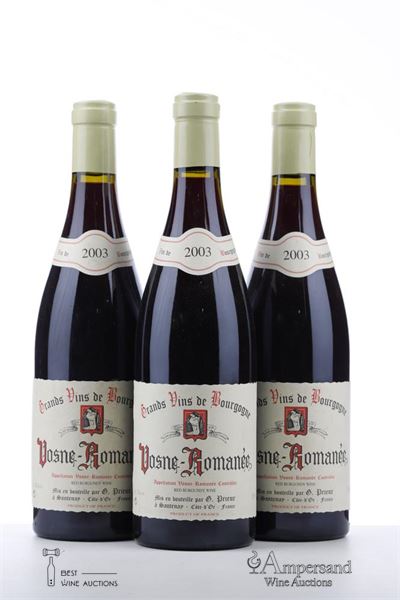 VOSNE ROMANEE 2003 - G.Prieur - 3 Bottles