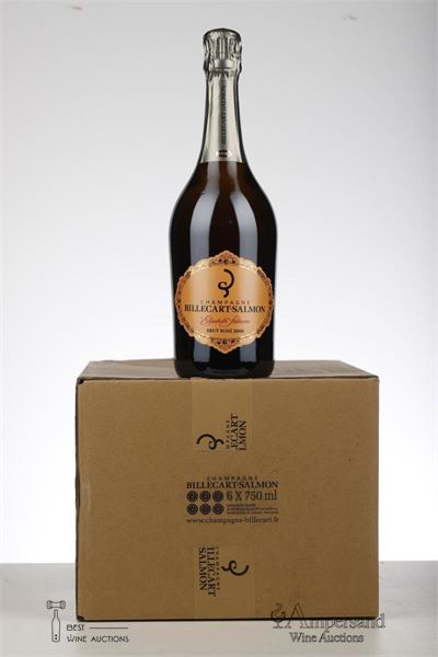 BILLECART SALMON BRUT ROSE CUVEE ELISABETH SALMON 2008 - Billecart Salmon - 4 Bottles - Oc 6
