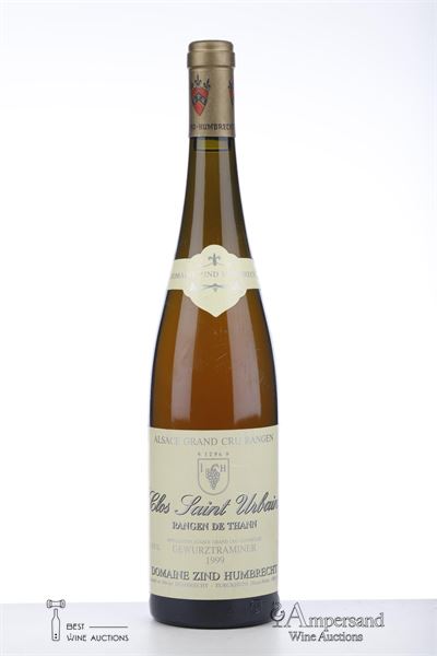 GEWURTZTRAMINER CLOS ST URBAIN RANGEN DE THANN 1999 - Zind Humbrecht - 1 Bottle